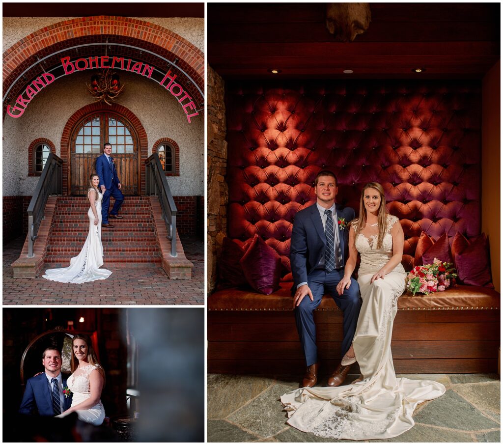 Winter Elopement at brand Bohemian hotel in Asheville.