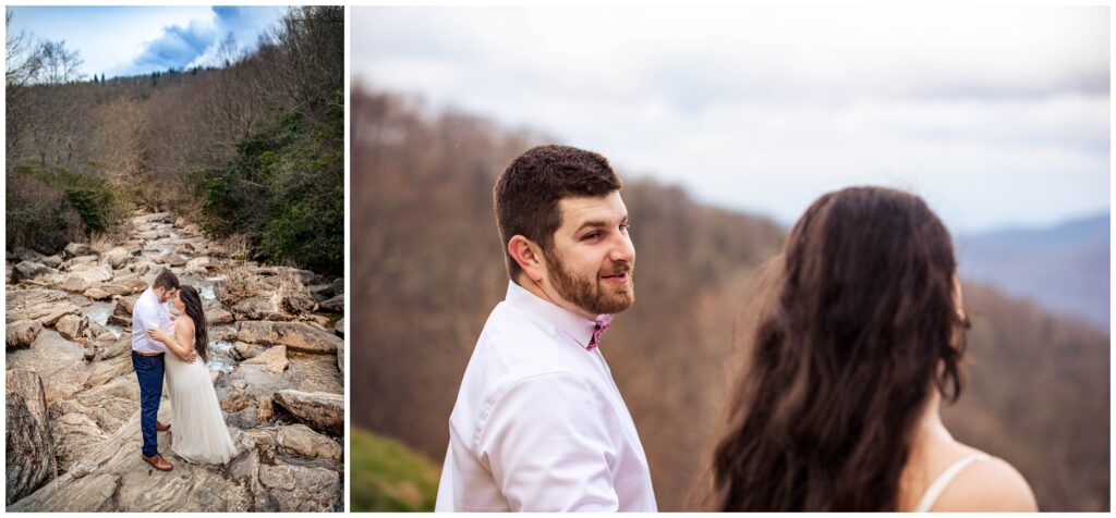 Couples portraits after their courthouse elopement during the pandemic.