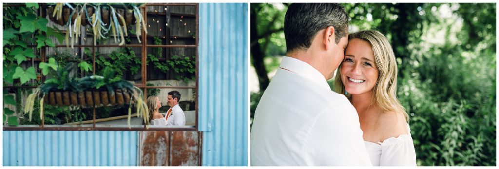 Elopement photos at Hi-Wire Brewing in Asheville.